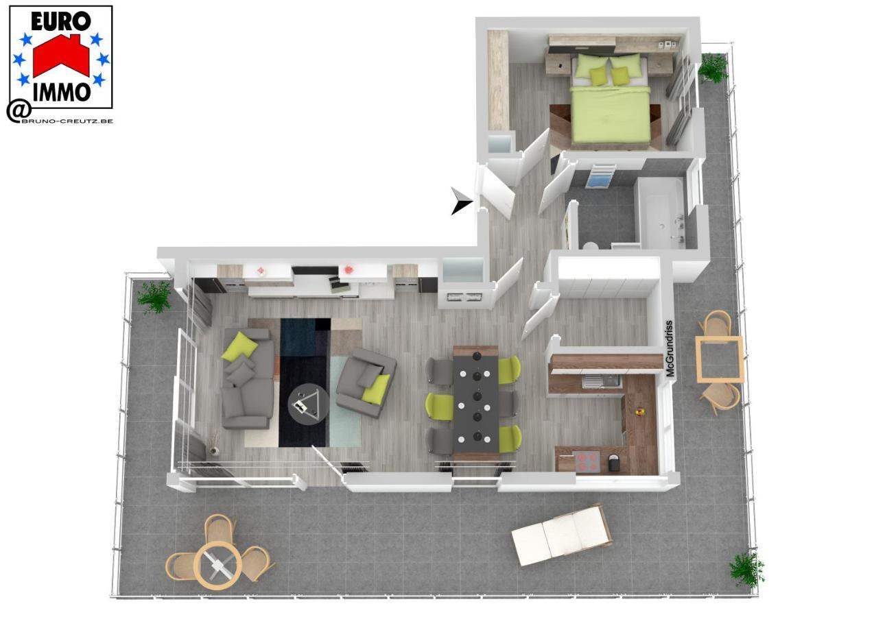 Hotel Penthouse Lebierre Malmedy Esterno foto